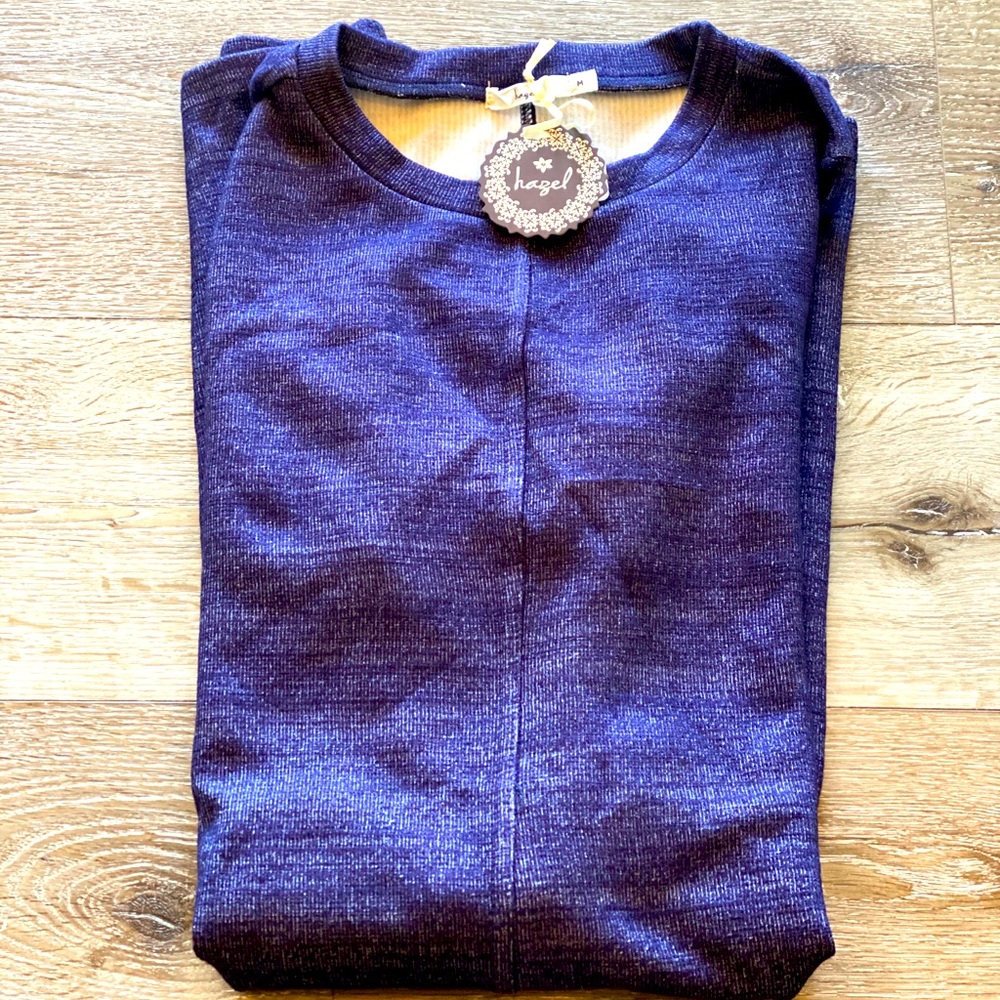 Hazel Navy Blue Dress